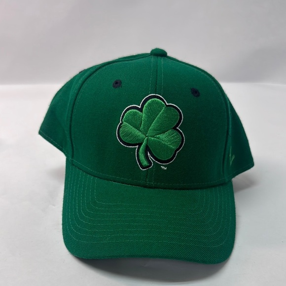 Notre Dame Fighting Irish Hat Cap Mens Fitted 7 3/8 Green NCAA Football - Picture 1 of 7
